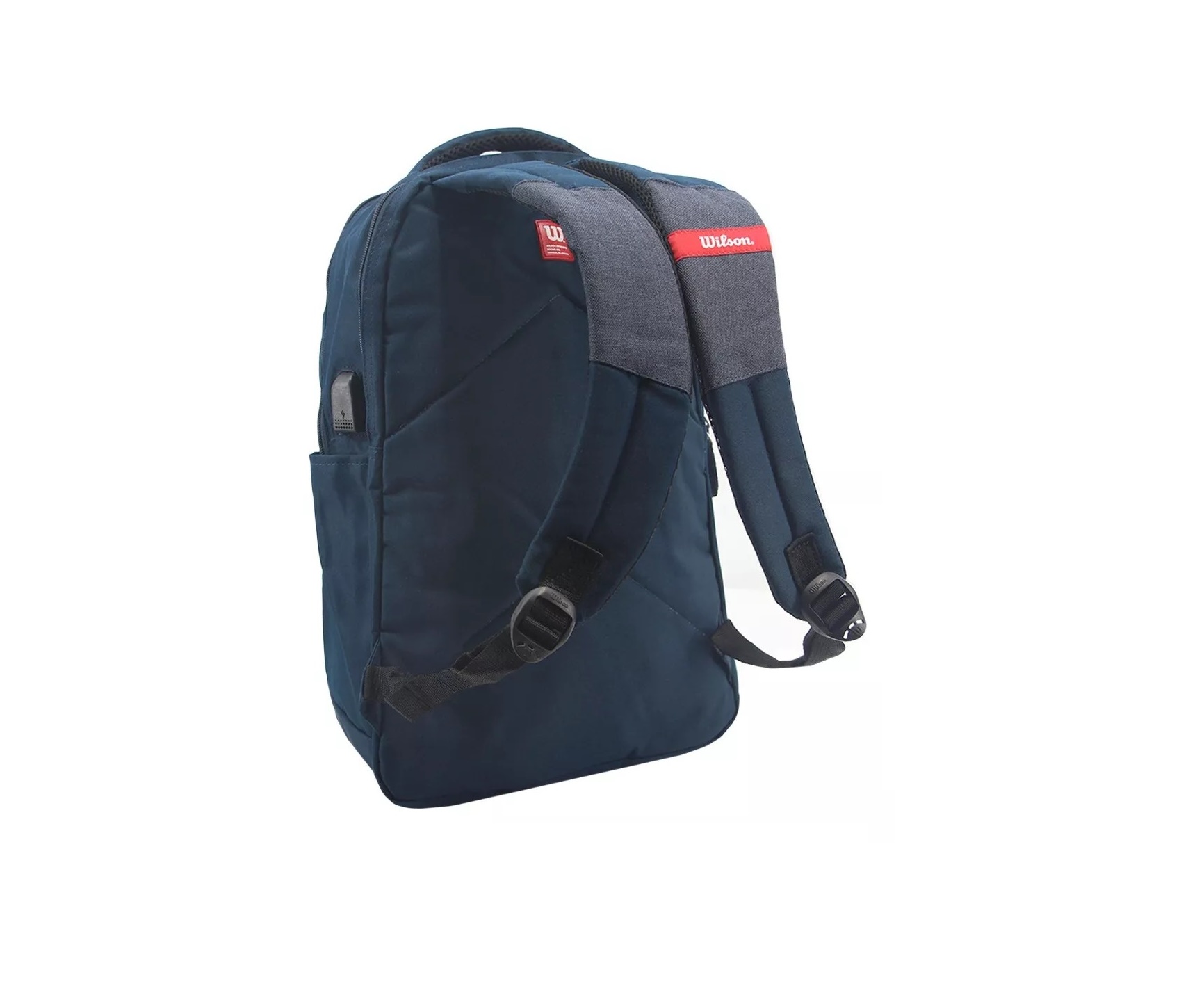 MOCHILA WILSON C/PORTA TABLET Y USB AZUL