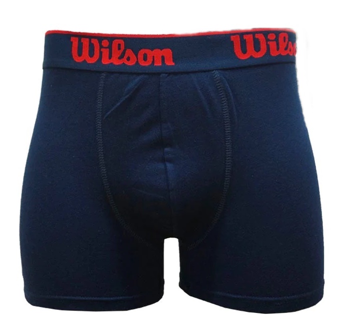 BOXER INDIVIDUAL WILSON ALGODÓN NEGRO