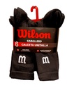 PACK X6 PARES MEDIAS LARGAS HOMBRE - NEGRAS
