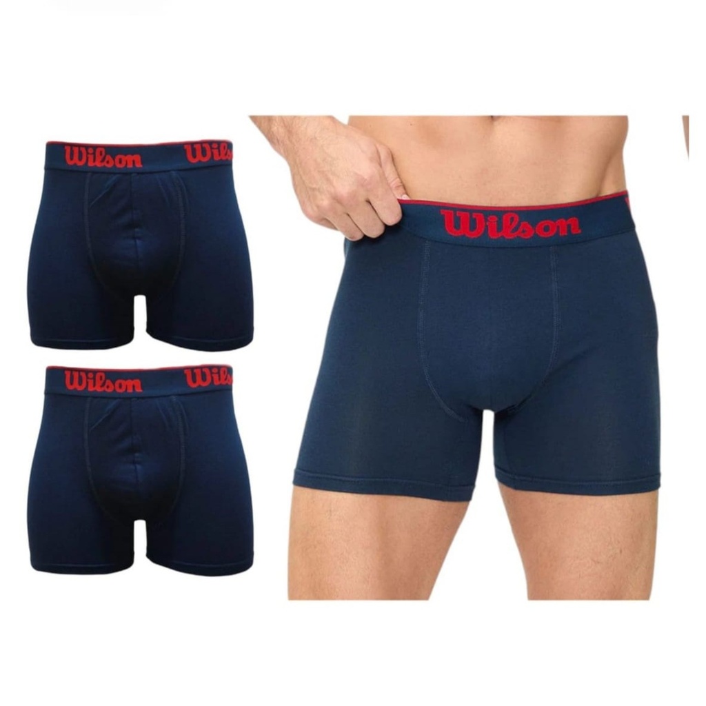 PACK X2 BOXER WILSON ALGODÓN - V. COLORES
