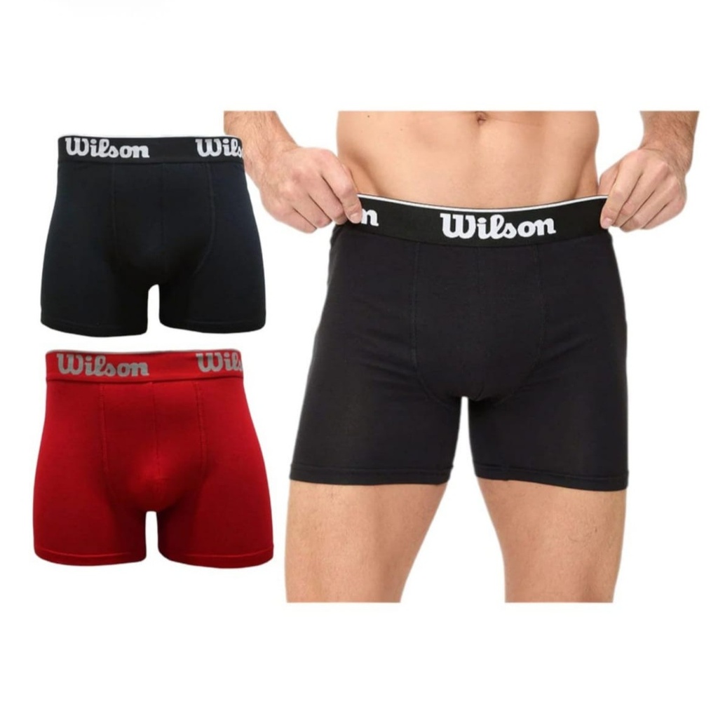 PACK X2 BOXER WILSON ALGODÓN - V. COLORES