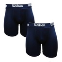 PACK X2 BOXER WILSON MICROFIBRA - AZUL M.+ NEGRO 
