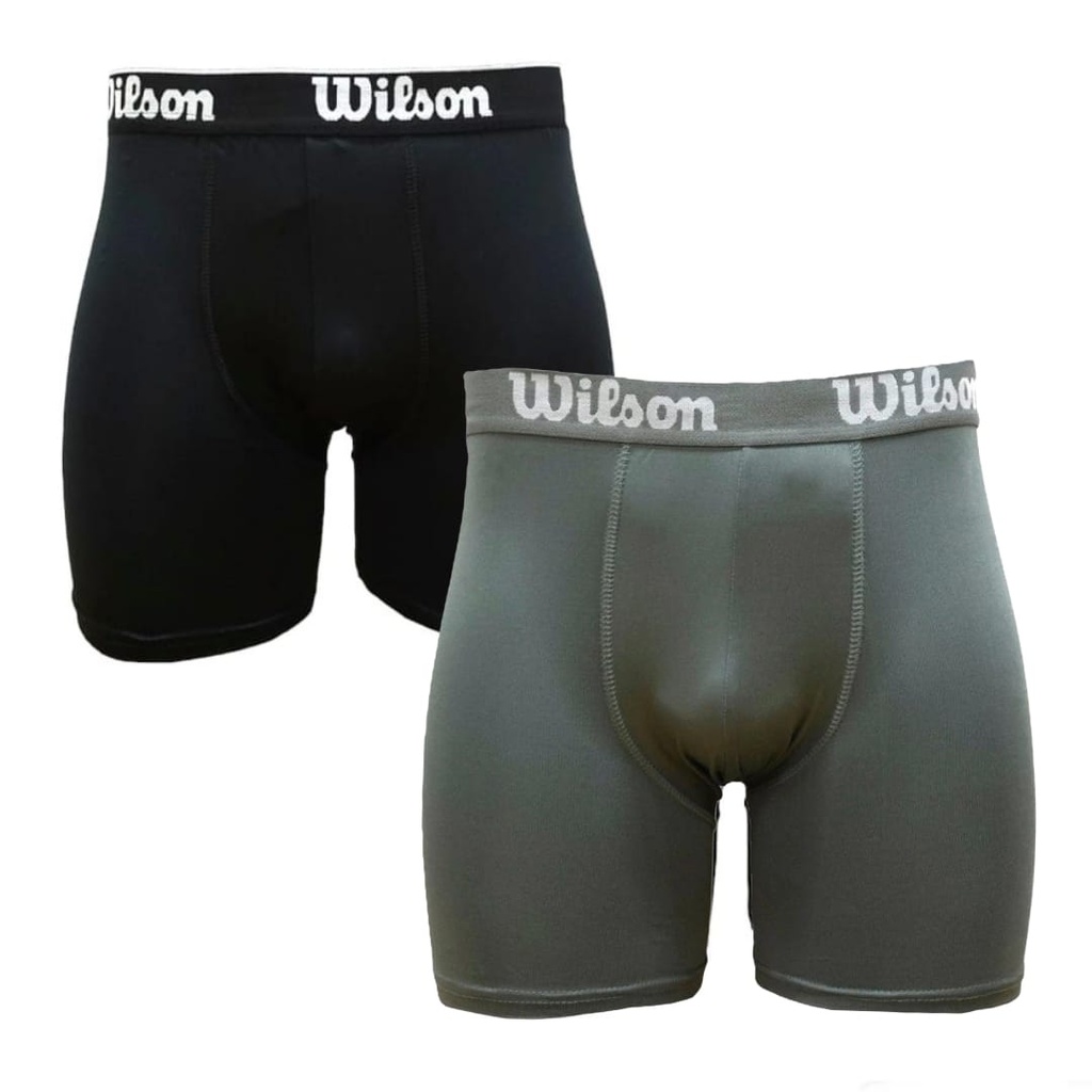 PACK X2 BOXER WILSON MICROFIBRA - AZUL M.+ NEGRO 