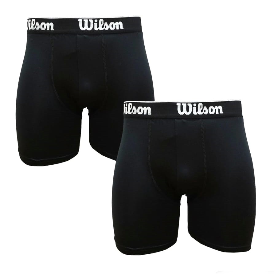 PACK X2 BOXER WILSON MICROFIBRA - AZUL M.+ NEGRO 