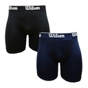 PACK X2 BOXER WILSON MICROFIBRA - AZUL M.+ NEGRO 