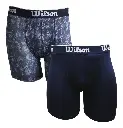 PACK X2 BOXER WILSON MICROFIBRA LISO+ESTAMPADO