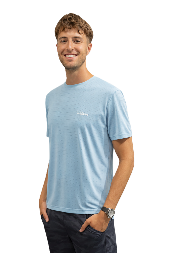 REMERA WILSON HOMBRE PERFORMANCE AIR - BLANCO