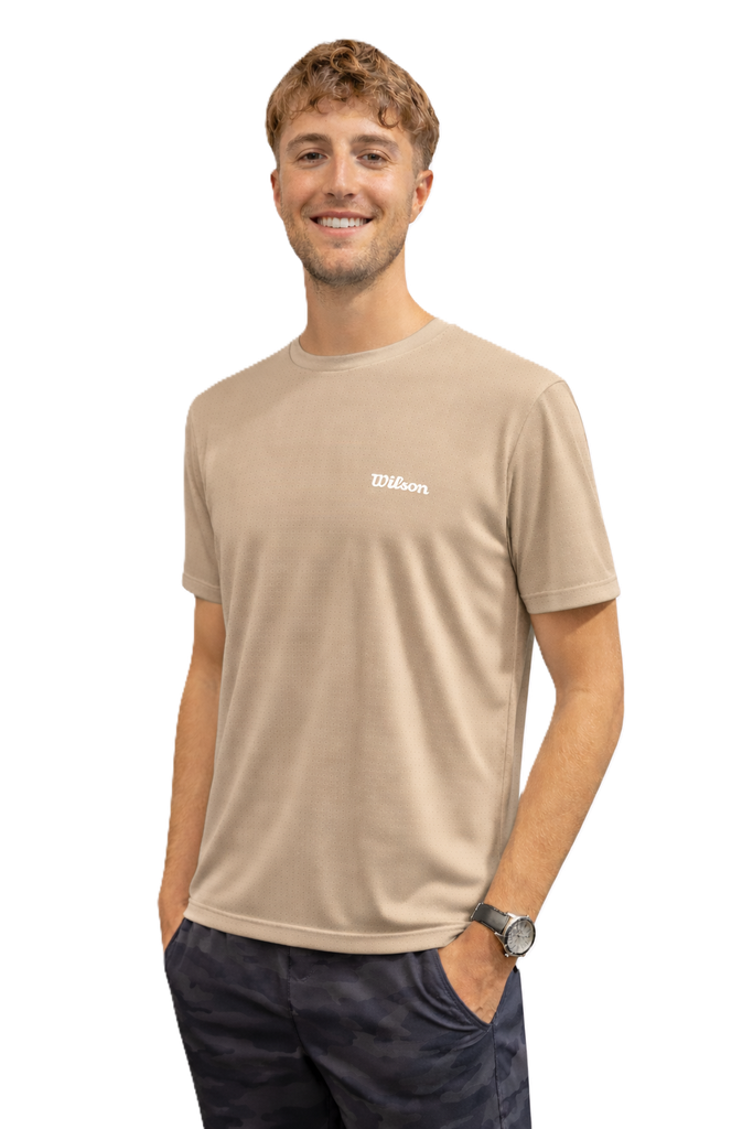 REMERA WILSON HOMBRE PERFORMANCE AIR - BLANCO