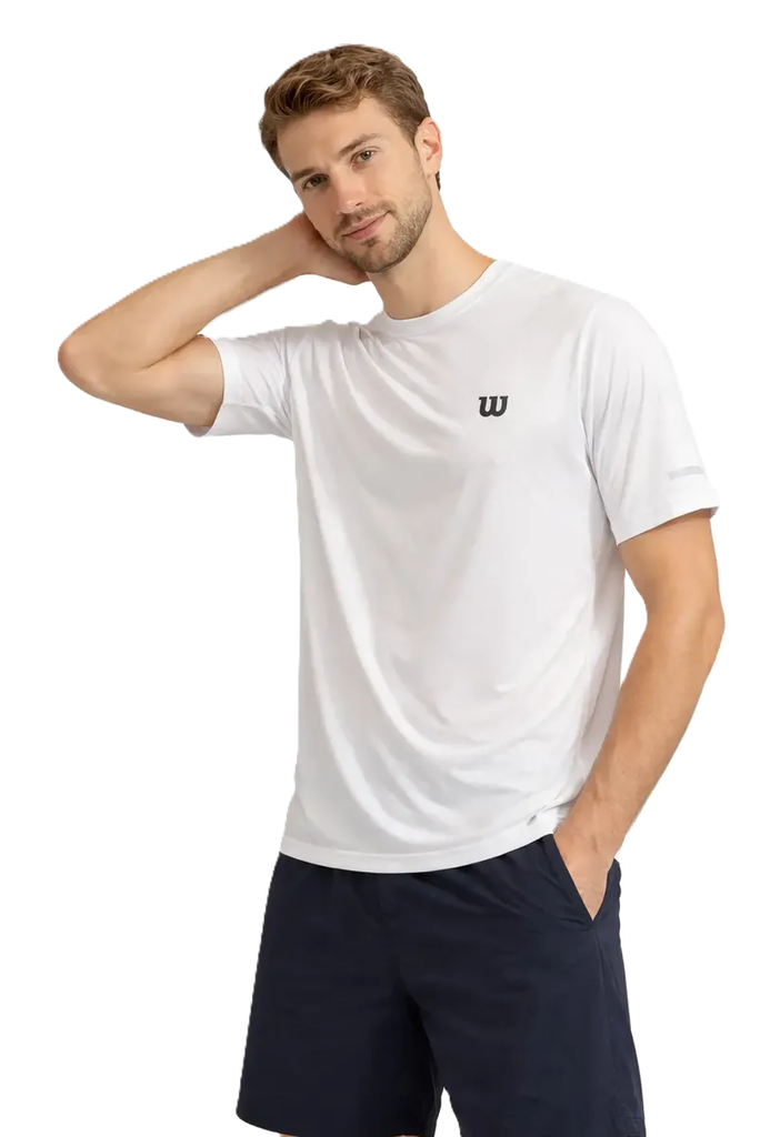 REMERA WILSON HOMBRE PERFORMANCE AIR - BLANCO