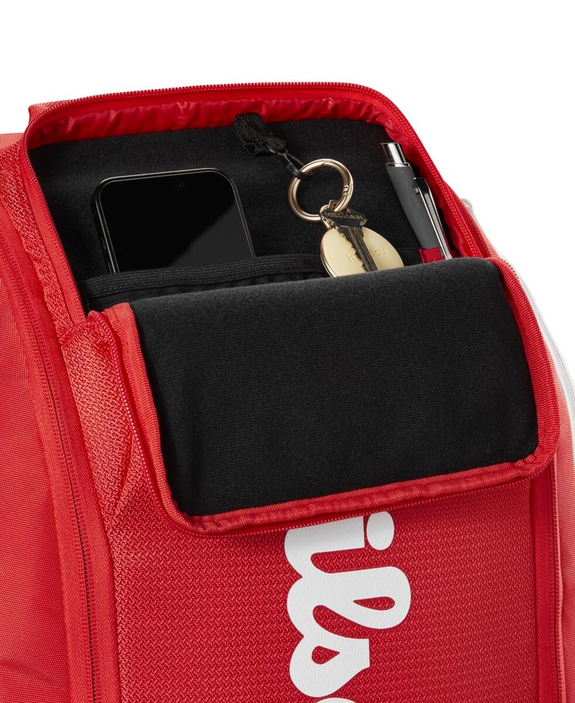 MOCHILA / RAQUETERO WILSON SUPER TOUR RED