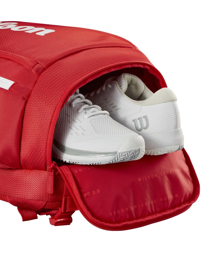 MOCHILA / RAQUETERO WILSON SUPER TOUR RED