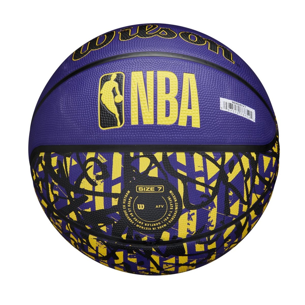 PELOTA BASKETBALL N°7 NBA TEAM ALLIANCE GRAFFITI L.A. LAKERS