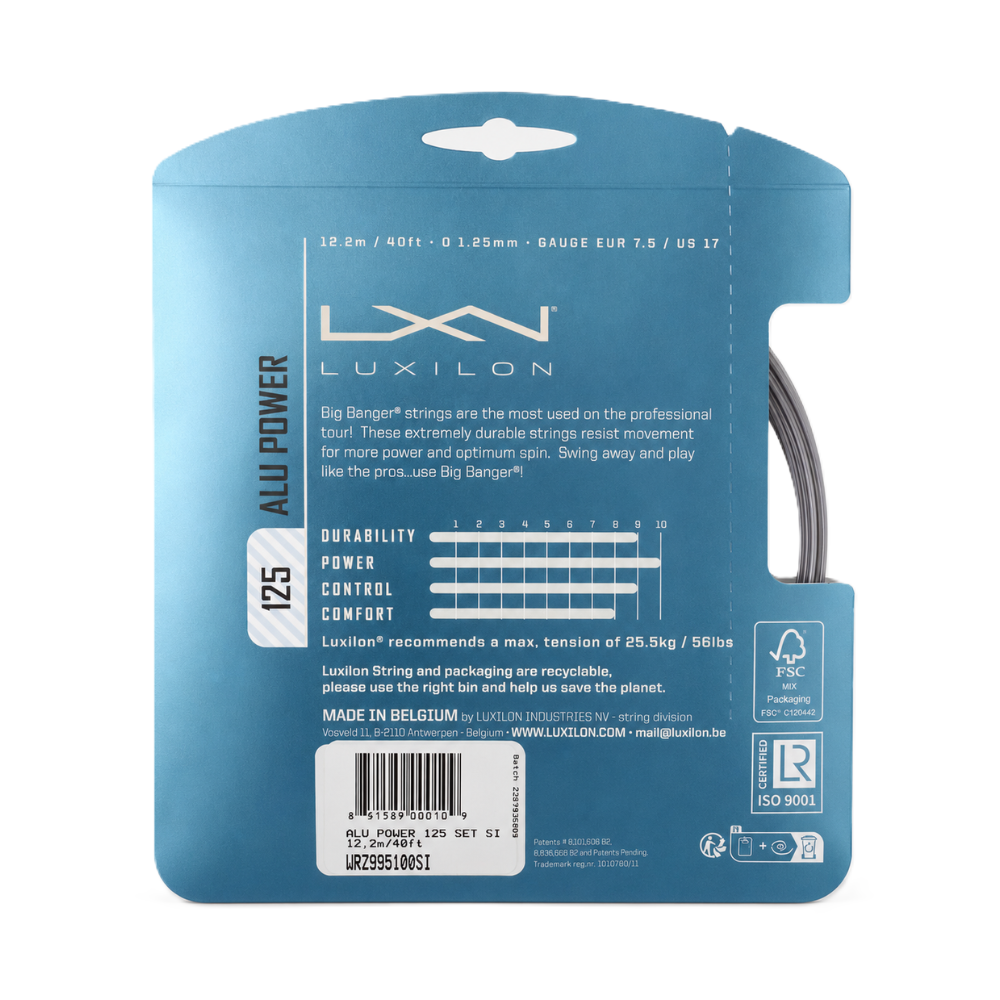 SET LUXILON ALU POWER 17/1.25 12,2M