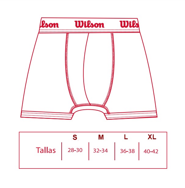PACK X2 BOXER WILSON MICROFIBRA OXFORD