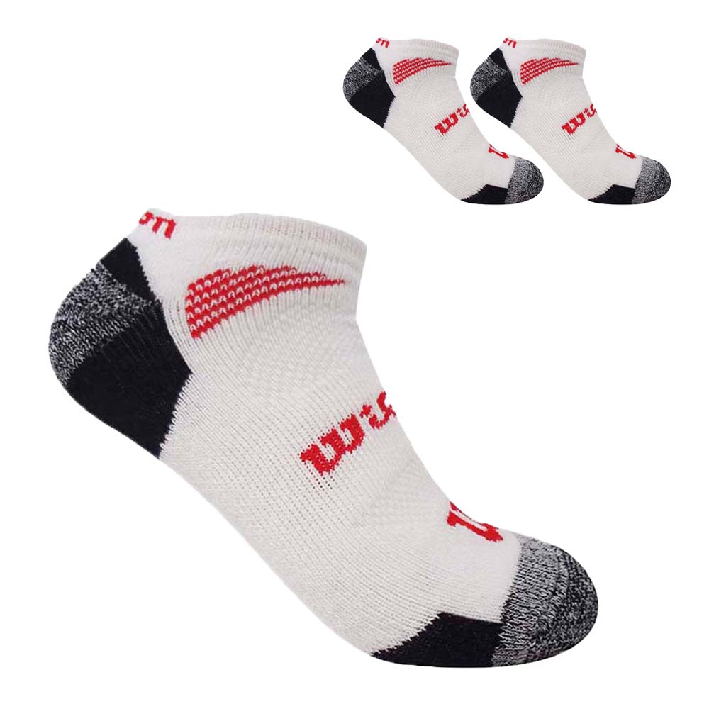PACK X3 MEDIAS CORTAS HOMBRE WILSON BLANCAS
