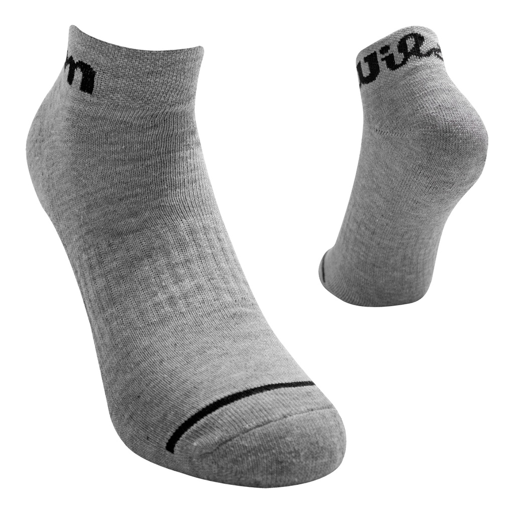PACK X3 MEDIAS CORTAS HOMBRE WILSON BLANCO, NEGRO, GRIS