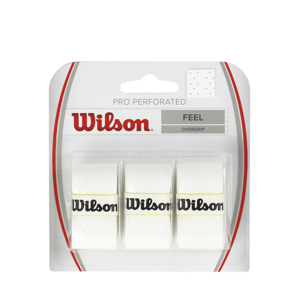 PRO OVERGRIP X3 WHITE PERFORATED