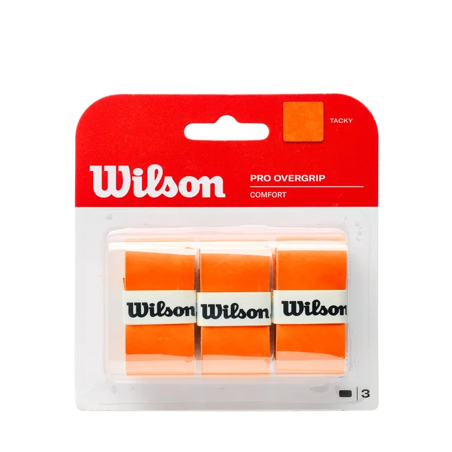 PACK X3 PRO OVERGRIP WILSON - ORANGE