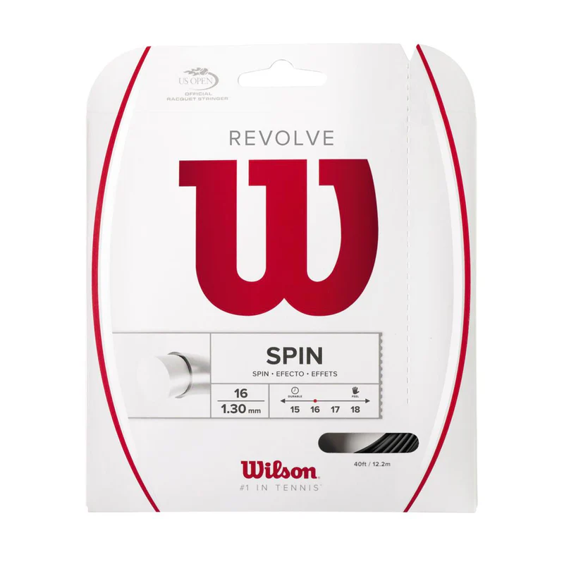 SET WILSON REVOLVE SPIN 16/1.30 12,2M BK