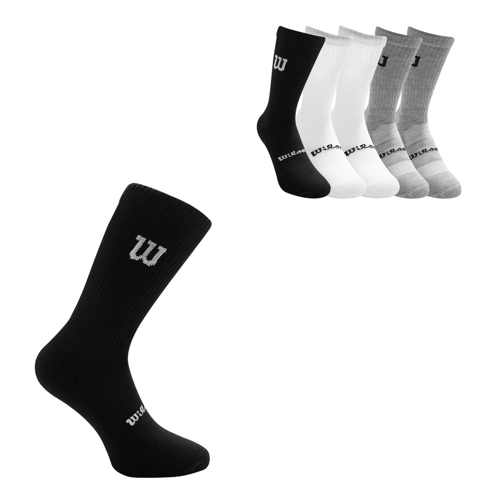 PACK X6 PARES MEDIAS LARGAS HOMBRE 3 COLORES