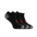PACK X3 MEDIAS CORTAS HOMBRE WILSON NEGRAS