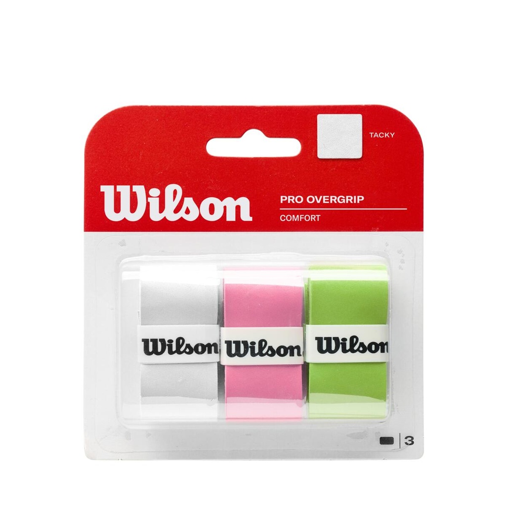 PACK X3 PRO OVERGRIP WILSON - 3 COLORES