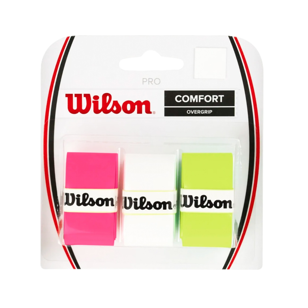 PACK X3 PRO OVERGRIP WILSON - 3 COLORES