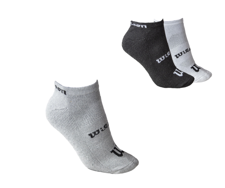 PACK X3 MEDIAS CORTAS HOMBRE WILSON 3 COLORES