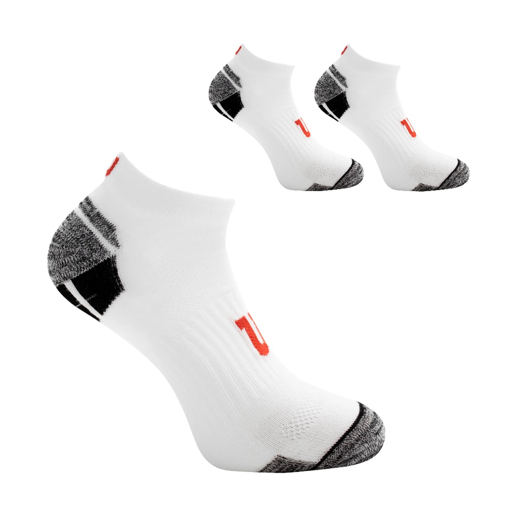 PACK X3 MEDIAS CORTAS HOMBRE WILSON BLANCAS