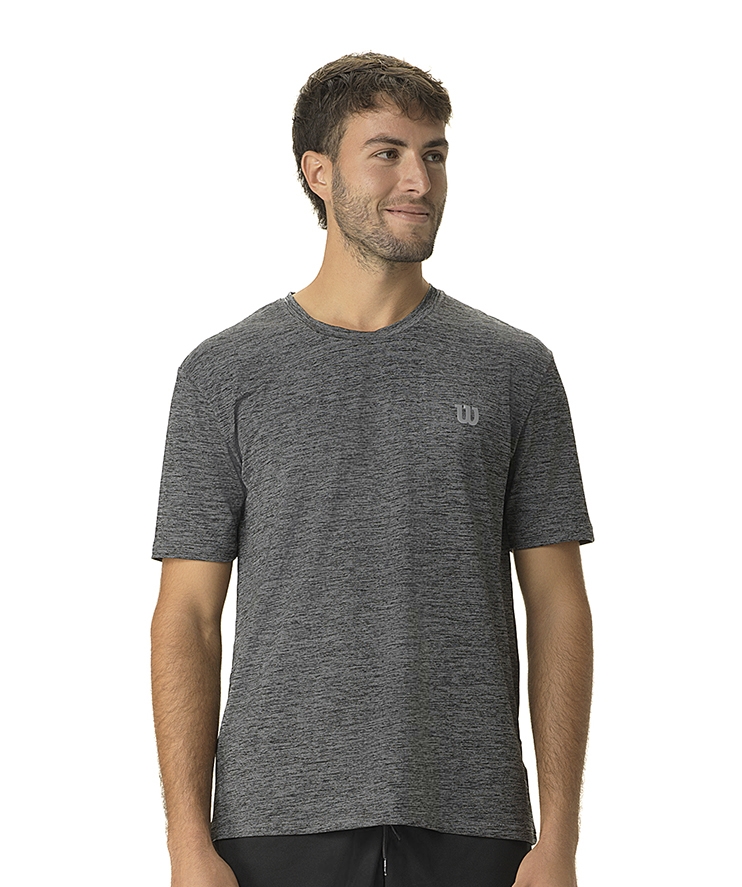 REMERA WILSON HOMBRE ESSENTIAL - NEGRO