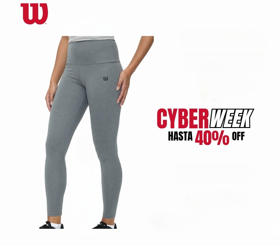 CALZA WILSON DAMA TRAINING GLAM - GRIS 