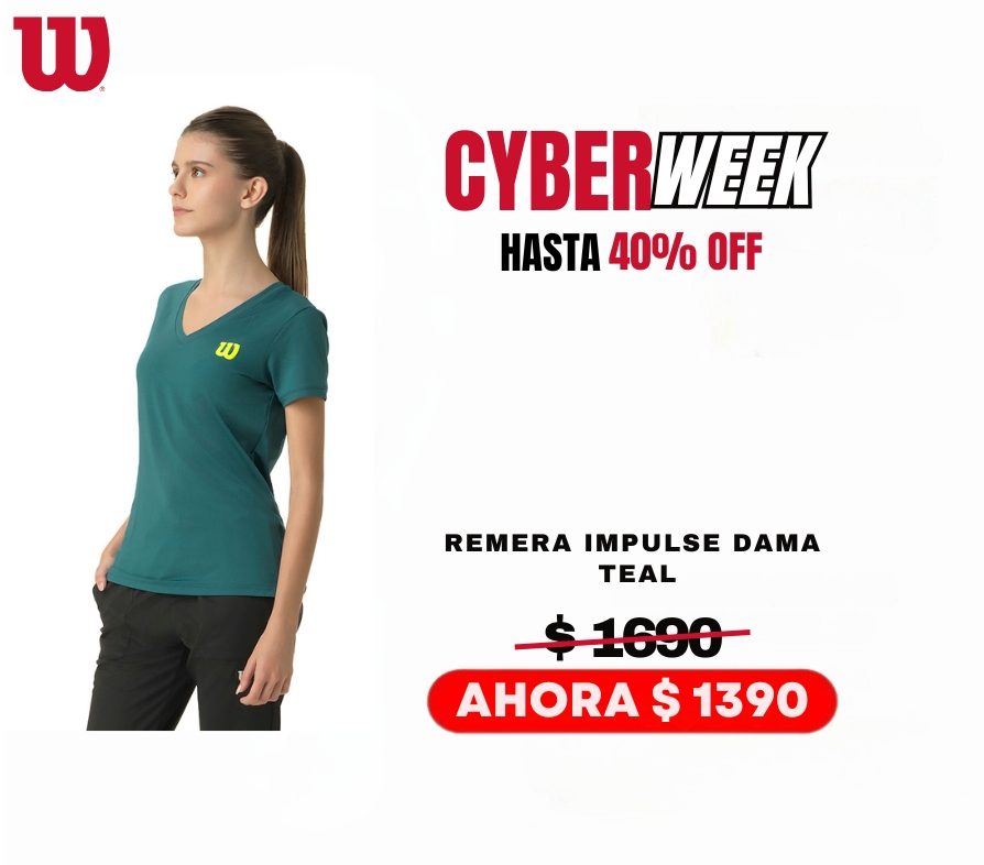 REMERA IMPULSE WILSON - JADE 