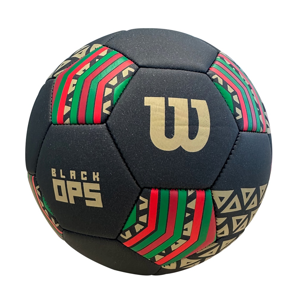 PELOTA FUTBOL N°5 BLACK OPS WILSON GREEN