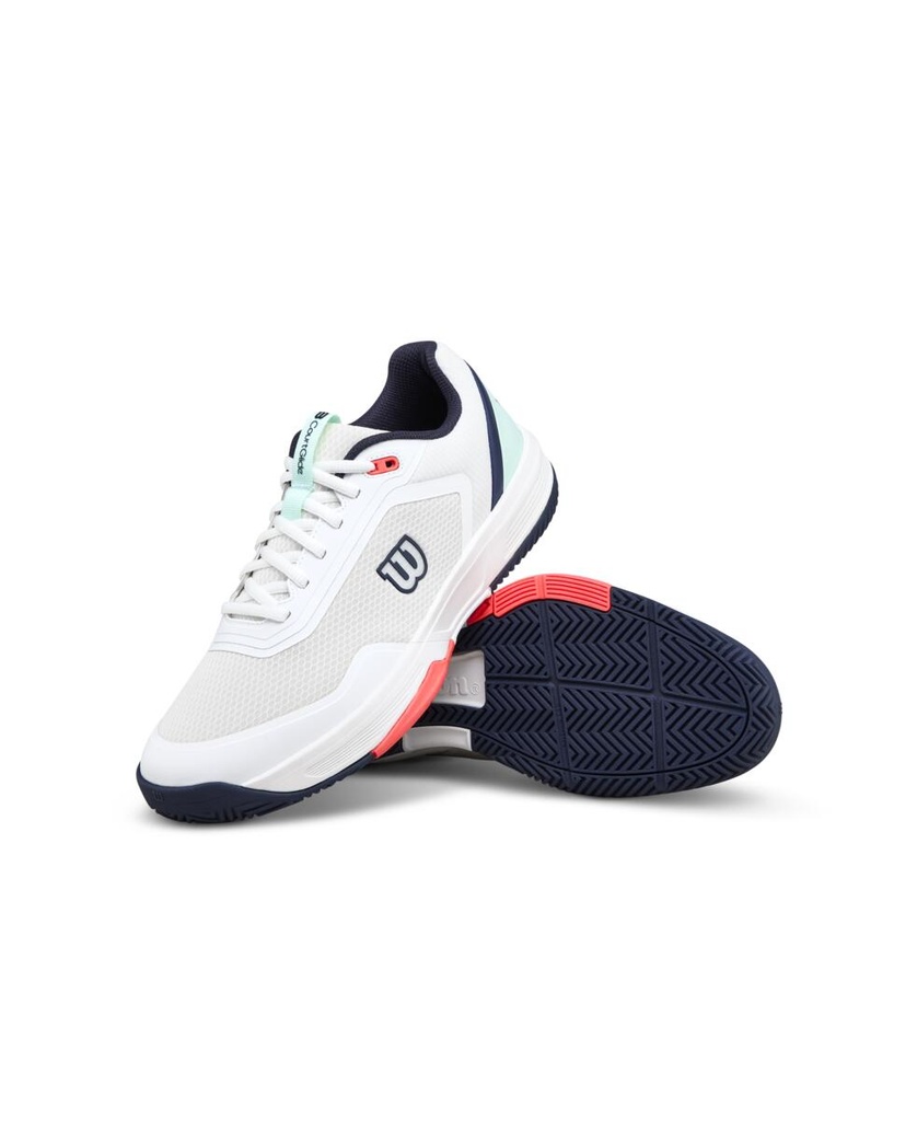 CALZADO COURTGLIDE TENIS/PADEL - WH/BL