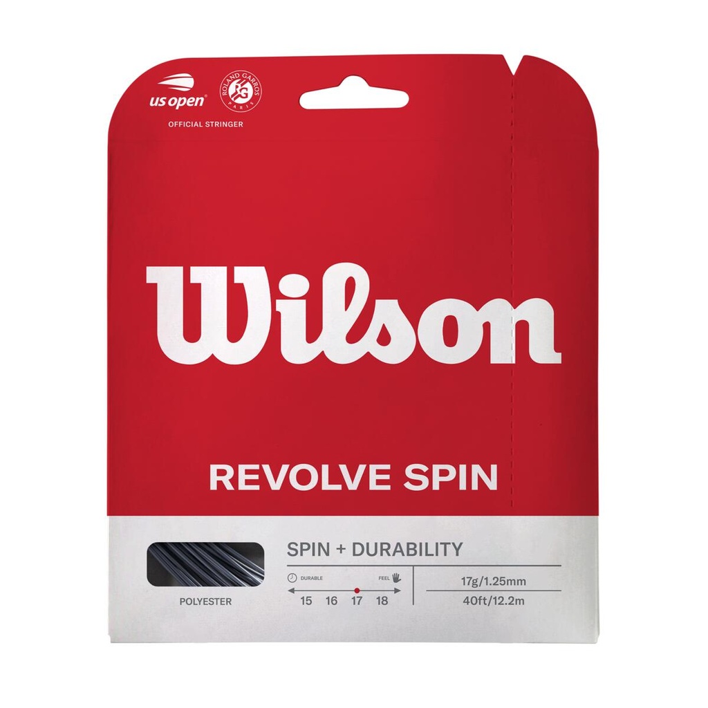 SET WILSON REVOLVE SPIN 17/1.25 NEGRO