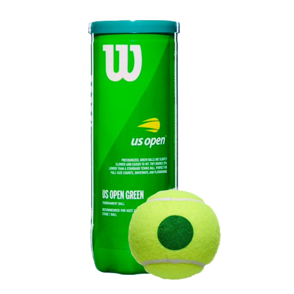 TUBO WILSON US OPEN PRINCIPIANTE PUNTO VERDE