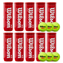 PACK X10 TUBOS WILSON PADEL PERFORMANCE