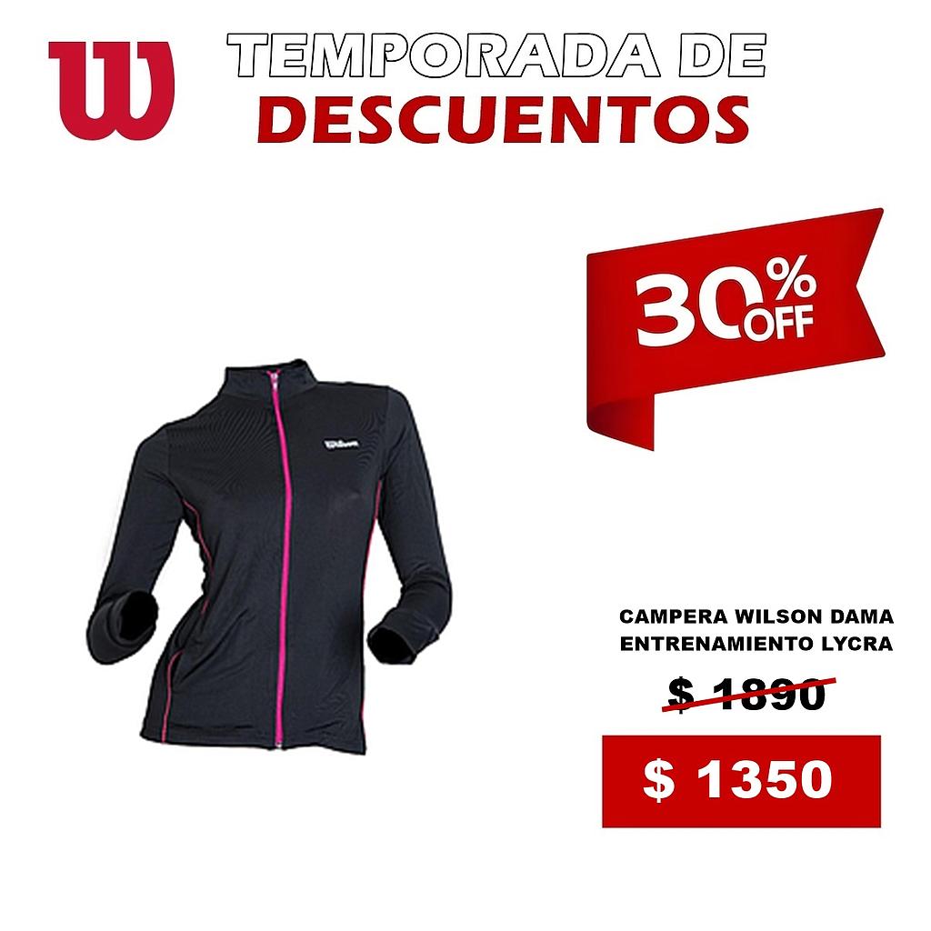 CAMPERA ENTRENAMIENTO LYCRA WILSON DAMA