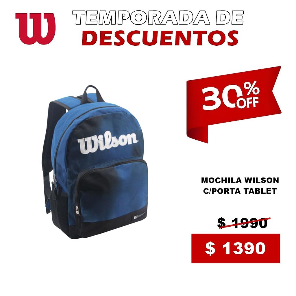 MOCHILA WILSON C/PORTA TABLET AZUL