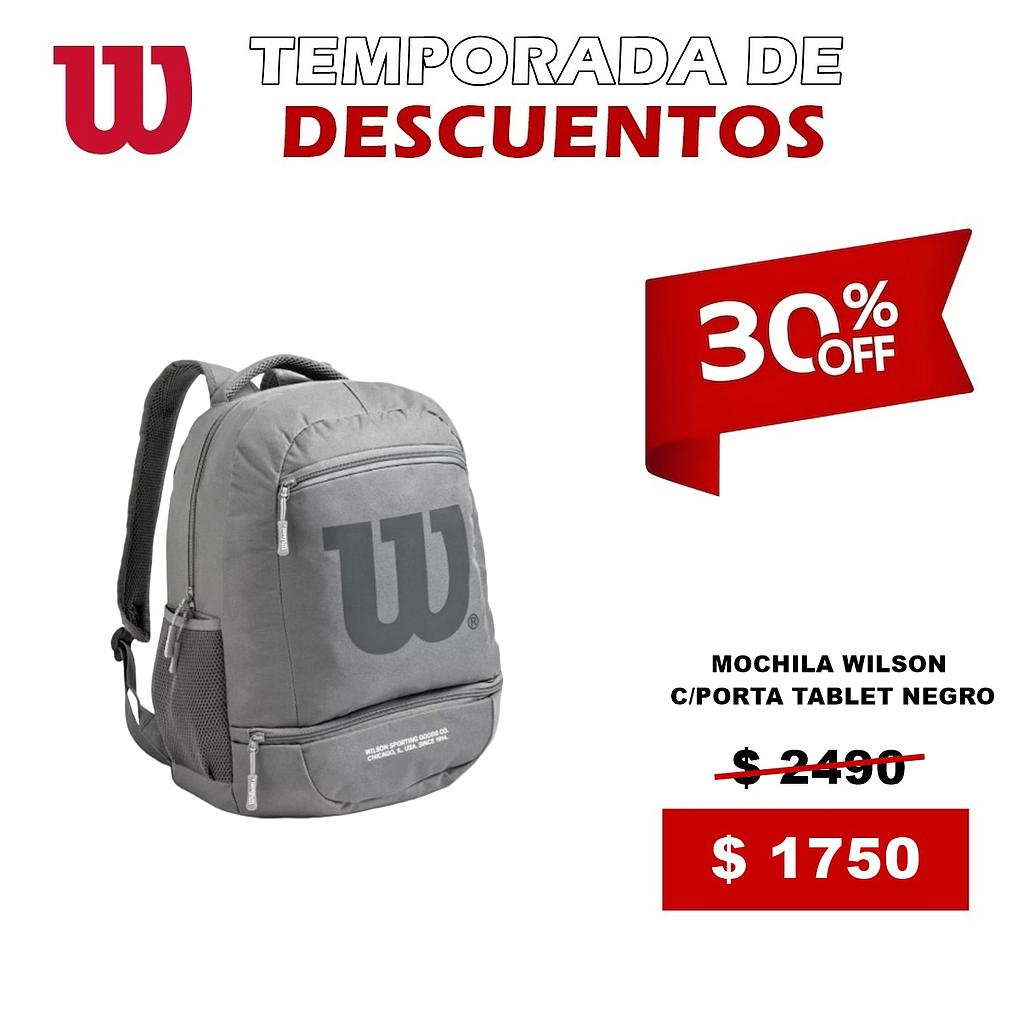 MOCHILA WILSON C/PORTA TABLET GRIS 1066 