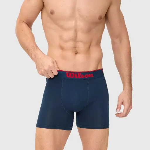 [91693-V] BOXER INDIVIDUAL WILSON ALGODÓN - VARIOS COLORES