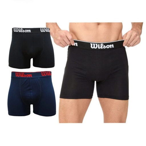 [99453] PACK X2 BOXER WILSON ALGODÓN - V. COLORES