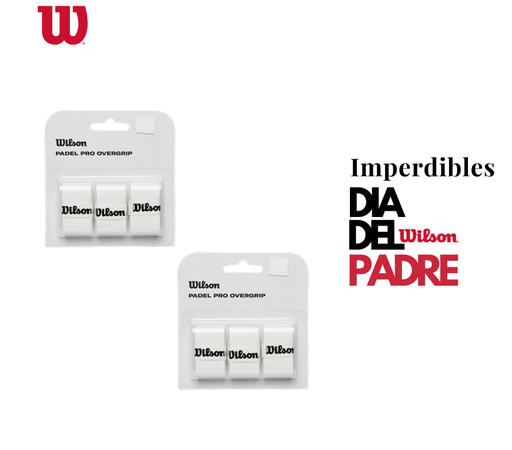PACK X2 PRO OVERGRIP PADEL BLANCO