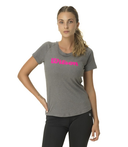 REMERA WILSON SOFT TOUCH - NEGRO.