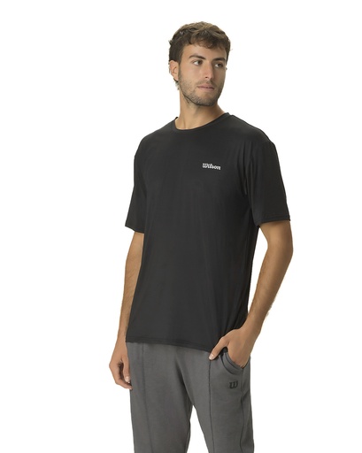 [59034-BK] REMERA/CAMISETA ULTRA DRY WILSON HOMBRE - NEGRO 