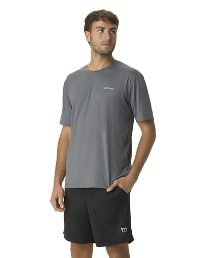 [59034-OXF] REMERA/CAMISETA ULTRA DRY WILSON HOMBRE - GRIS