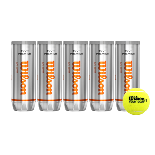[WRT108900 X5] PACK X5 TUBOS WILSON TOUR CLAY