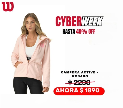 [19293.] CAMPERA WILSON DAMA ACTIVE - PINK