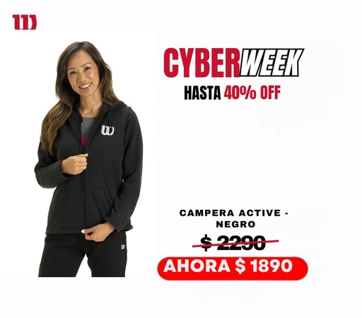 [19293.] CAMPERA WILSON ACTIVE - BLACK
