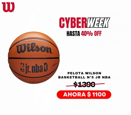 [BASKETN5] PELOTA WILSON BASKETBALL N°5 JR NBA 